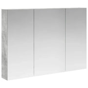 Mobiletto per specchio da Bagno | Armadio da bagno con lo scaffale Grigio cemento