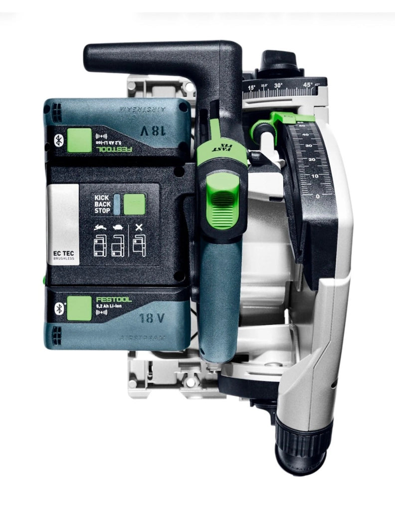 Sega da incisione FESTOOL TSC 55 KEBI-Plus/XL 100Y (2 x 5,0 Ah + TCL6 + SYS3 M 437)