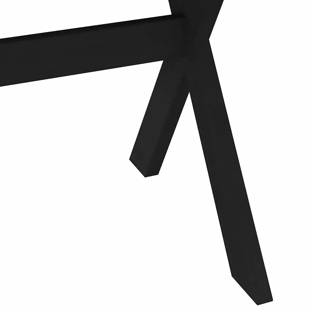 Tavolo Pranzo NOAIN Gambe a Forma X 180x90x75 cm Legno Massello 4100046