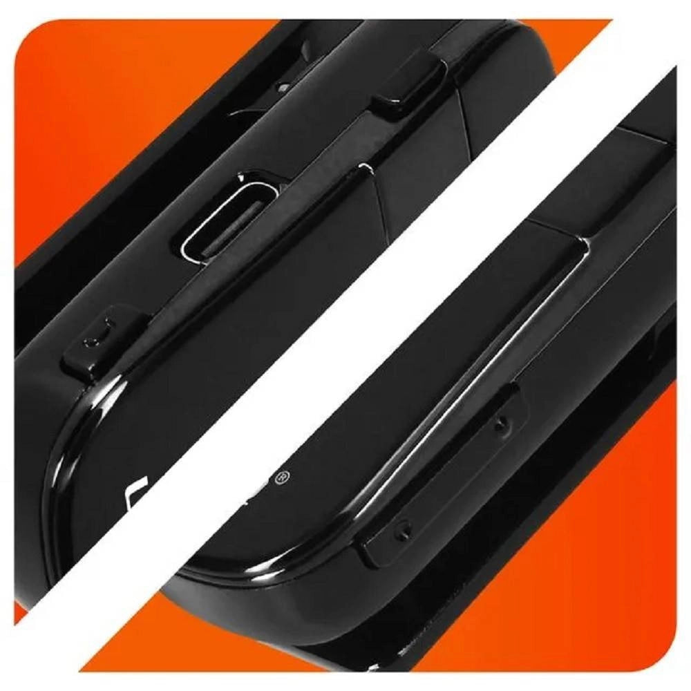 Trade Shop - Mono Auricolare Stereo Bluetooth Con Clip-on Retrattile R8344 Autonomia 10 Ore -