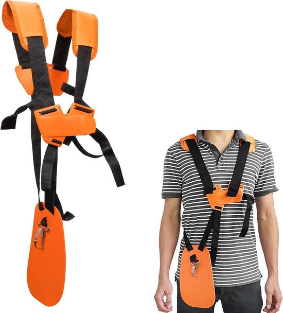 Fasciabuffo con Cinturino a Spalla Doppia - Adatto per Cinturino in Nylon per Trimmer Stihl e Motoseghe