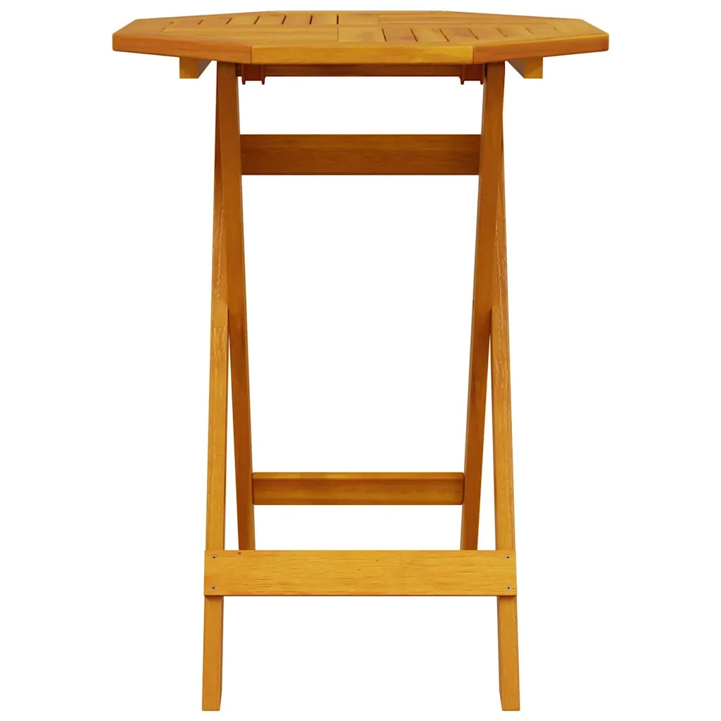 Set Bistrò Pieghevole 3pz in Legno Massello di Acacia 3295250
