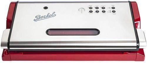 Berkel BK-09-8799-600 macchina per sottovuoto 8200 mbar Rosso, Acciaio inossidabile