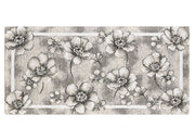 Tappeto Passatoia Cucina Corsia Retro Antiscivolo Disegno Emily By Suardi - 55x190 - Grigio