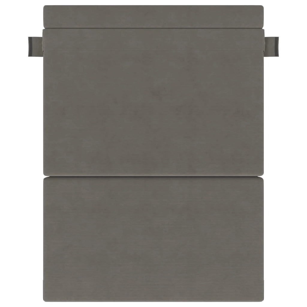 Divano Letto Pieghevole Grigio Chiaro 152 x 86,5 x 60 cm 900131