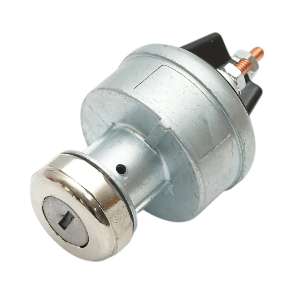 Contatto di avviamento tipo 129 con 2 chiavi  Compatibilità: Bobcat  Codici OEM: 6666548, 6691594, 6665606, 6724282