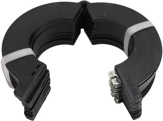Kit di Shim per Emmer a Pin - Accresci i intervalli di lubrificazione - Eterno - Set di anelli di sostituzione - Materiale tecnico plastico - Diametro 80 mm - Antirottura/antivitramento