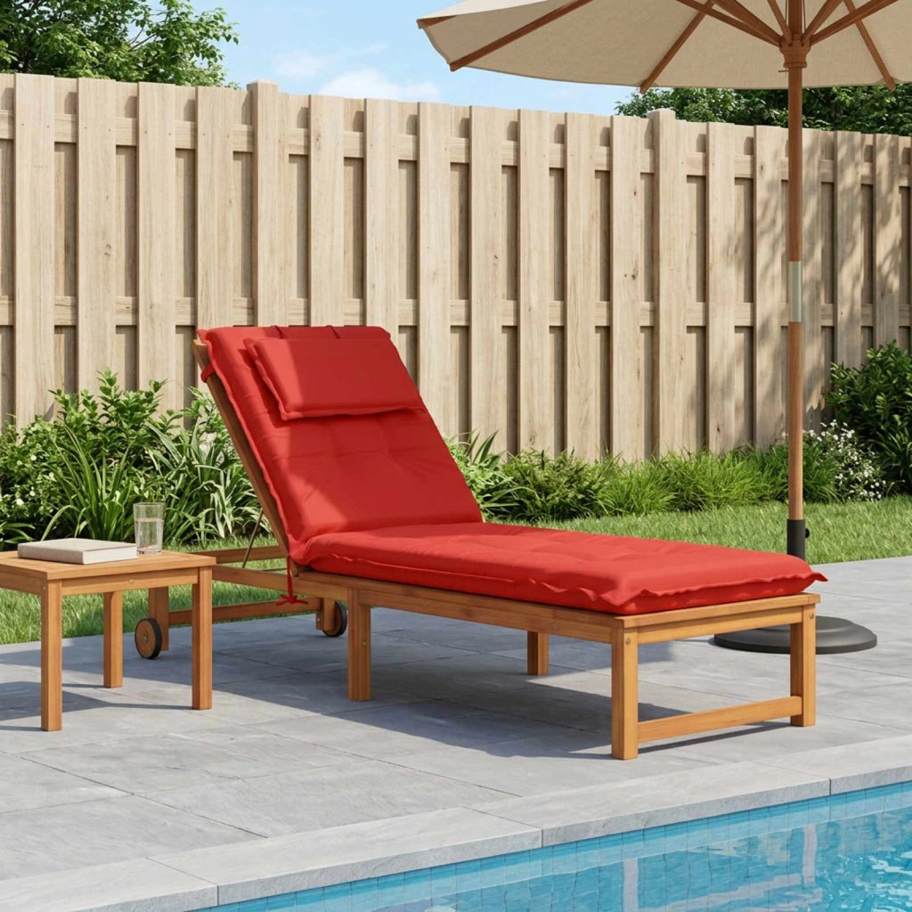 Cuscino per Lettino GEMERT 100% Poliestere Rosso 947539