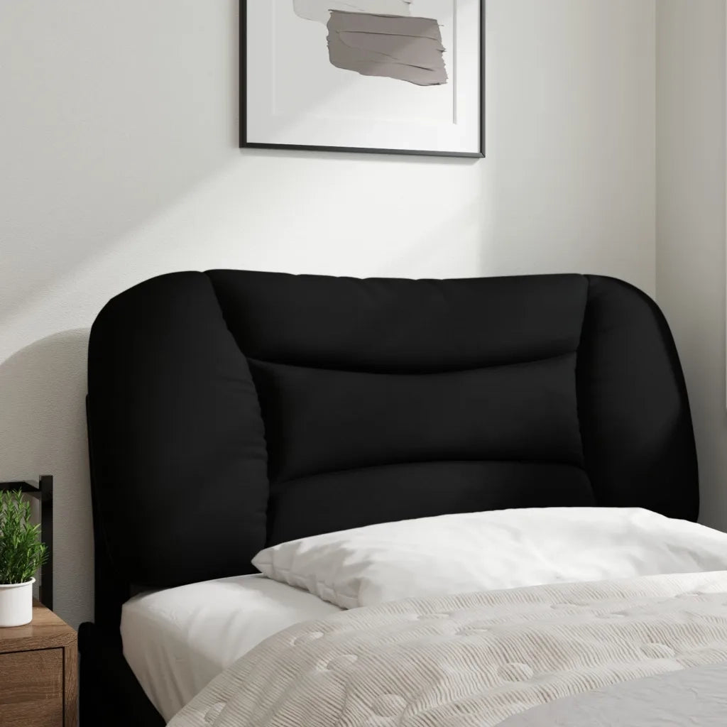Cuscino Testiera Hvar Nero 80 cm in Tessuto CFW7536842