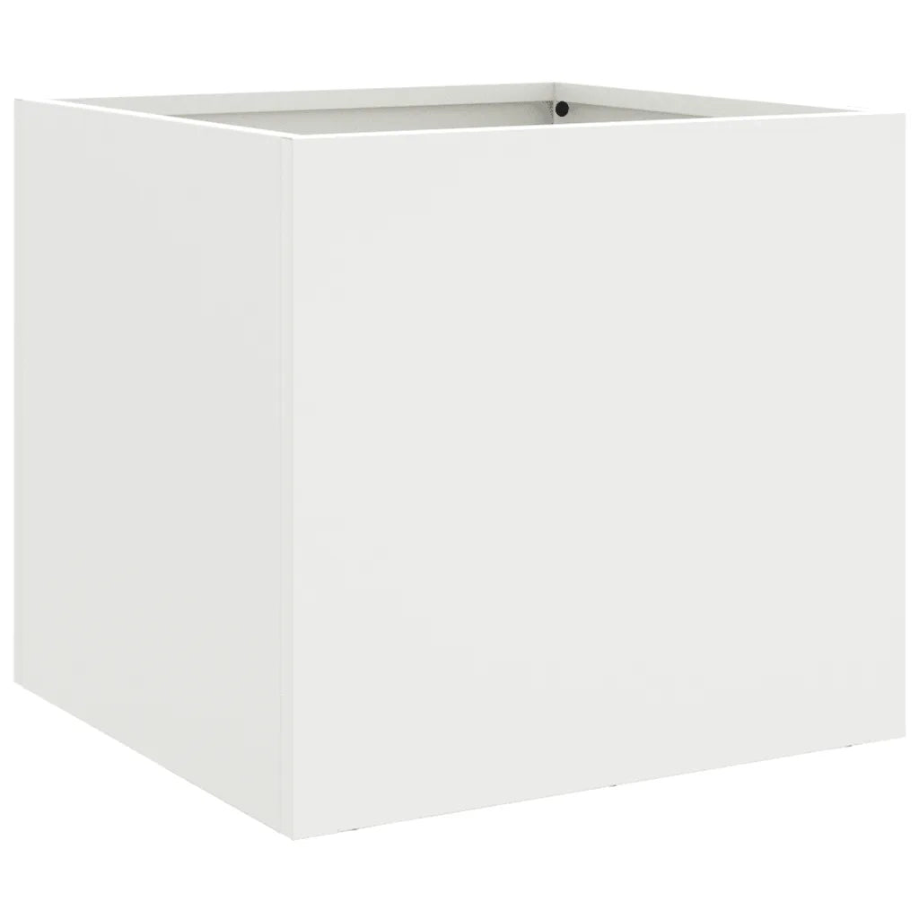 Fioriera Bianca 32x30x29 cm in Acciaio 841537