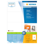HERMA Etichette Permanenti PREMIUM A4 105x74 mm 100 Fogli 443774