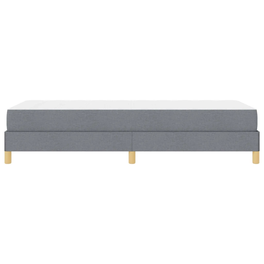 Letto a molle con materasso Grigio chiaro 90 x 190 cm Tessuto 3398528