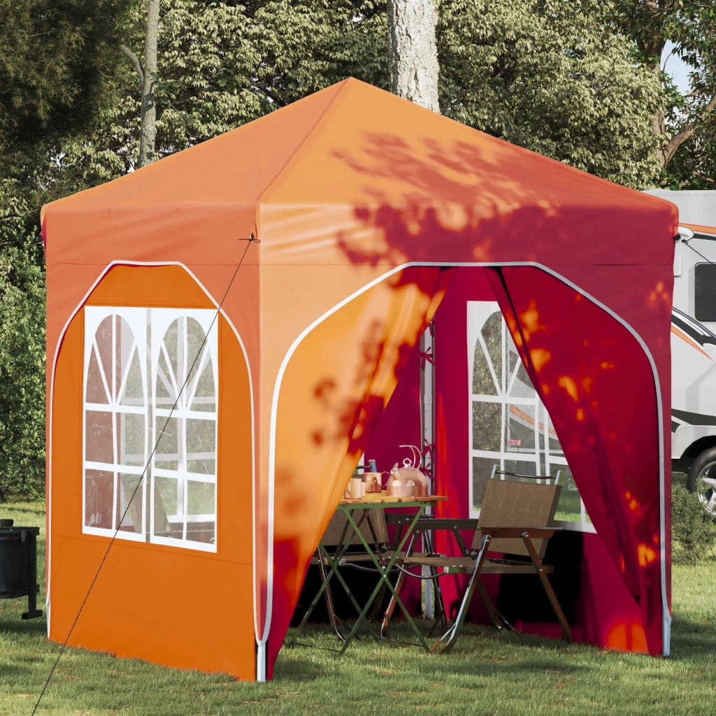 Tenda per feste a pop-up 192 x 192 x 245 cm Arancione 42019844