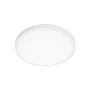 Plafoniera minimal bianca 40cm LED 30W 3000K Pelaro Italux