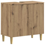 Armadio per Lavabo da Bagno ARNHEM Rovere Artigianale 896574