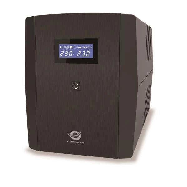 Conceptronic zeus03e gruppo di continuità (ups) a linea interattiva 1,2 kva 720 w 6 presa(e) ac - 42.319