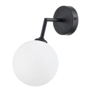 Applique Dorado Light Prestige 1xG9 nero vetro bianco