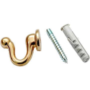 GANCETTO PER TENDAGGI PESANTE 48 mm - Bronzo - blister 2 pezzi