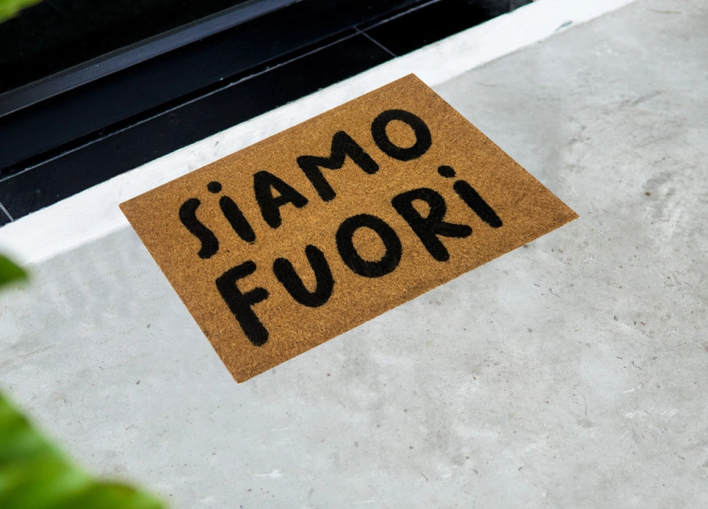 Zerbino Entrata Ingresso Casa Antiscivolo Cocco Allegro Siamo Fuori