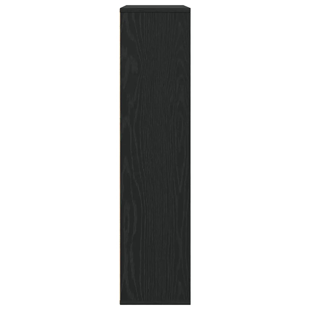 vidaXL Libreria Rovere Nero 89x24x101,5 cm in Legno Multistrato