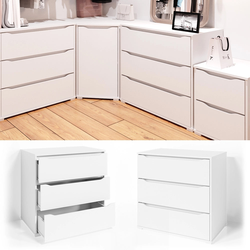 Vicco Cassettiera per camera da letto Bianco 48 x 77.6 cm