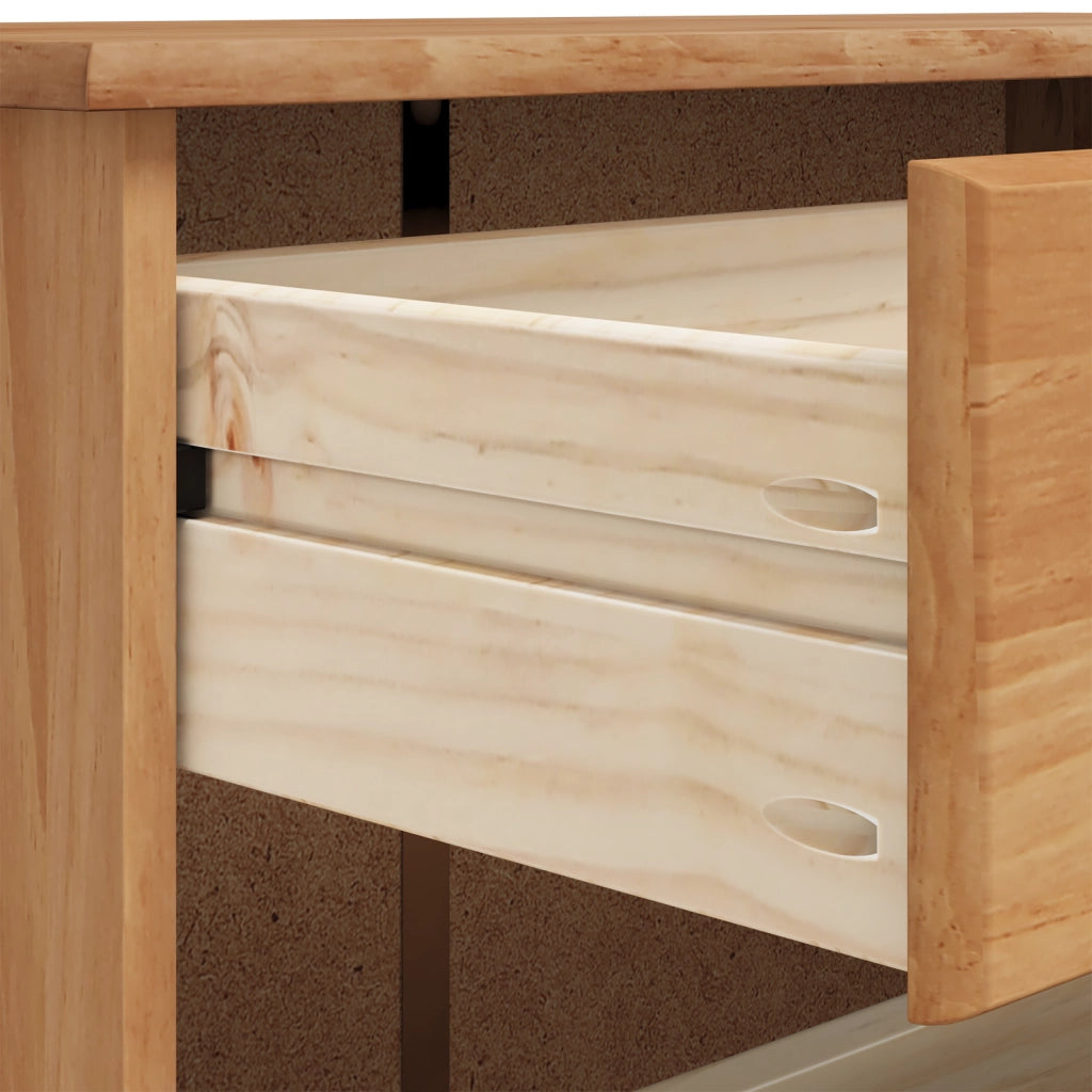 Armadio per scarpe "ASKIM" 85x35x108 cm in legno massello di pino