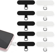 Pannelli Vervangenti per Cavo Telefono Universali - Anello Metallico - 10 Pezzi - Non Blocca Porta Carica - Adatto per Smartphone