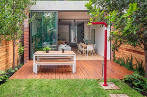 Doccia da Esterno Giardino Miscelatore Deviatore e Doccetta Mobile Arkema Funny Yang Antracite