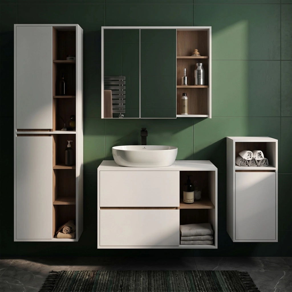 Lavabo da appoggio ovale ELIPSE ceramica 49 cm Bianco