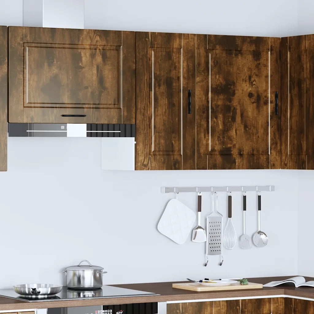 Pensile da Cucina | Mobile da Cucina Porto Rovere Fumo in Legno Multistrato
