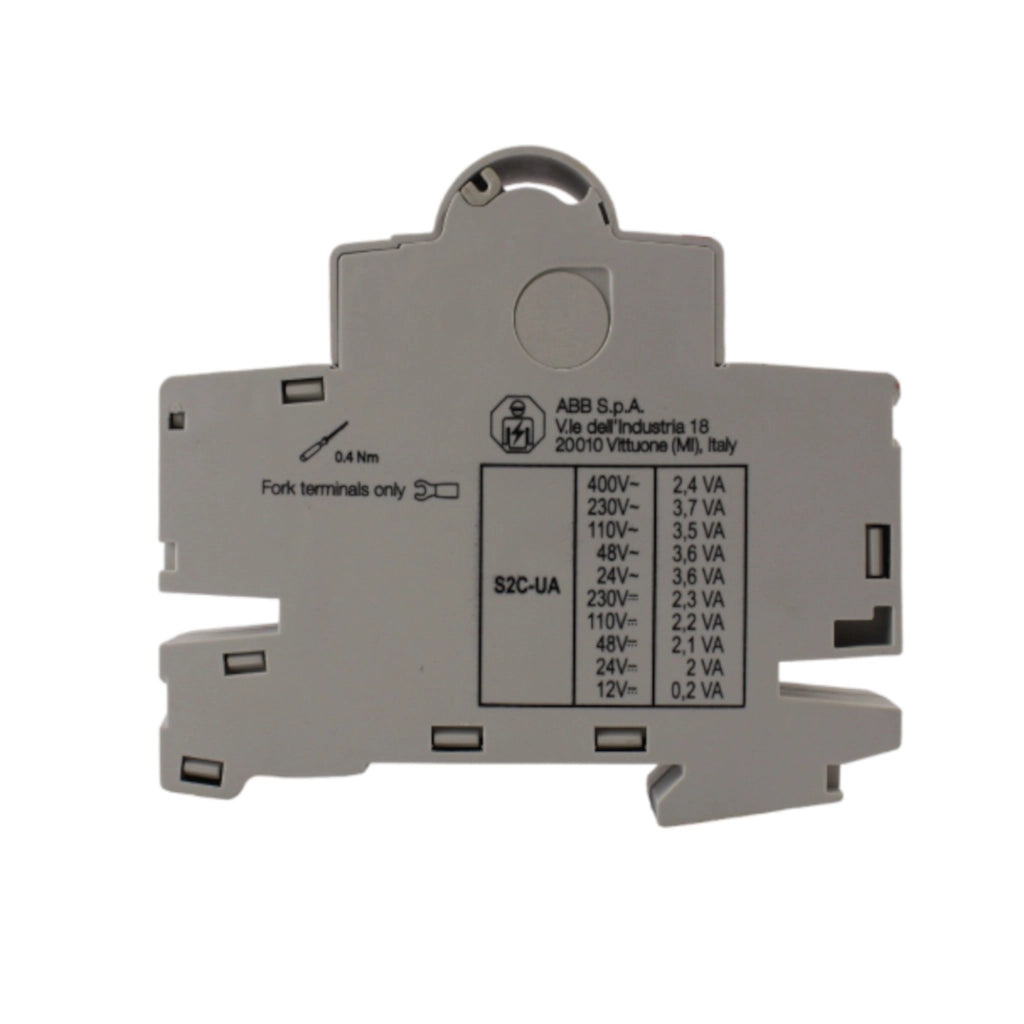 Bobina di minima tensione 12-60 VDC/VAC serie 200 da 10A a 63A ABB