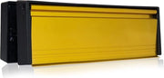 Letterina per porta di 12" in messingsatino premium resistente all'urto - letterino telescopico per porte in PVC - spessore porta 20-40 mm
