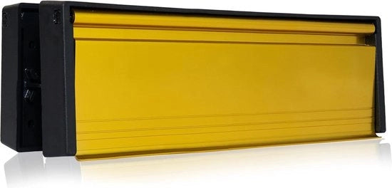 Letterina per porta di 12" in messingsatino premium resistente all'urto - letterino telescopico per porte in PVC - spessore porta 20-40 mm