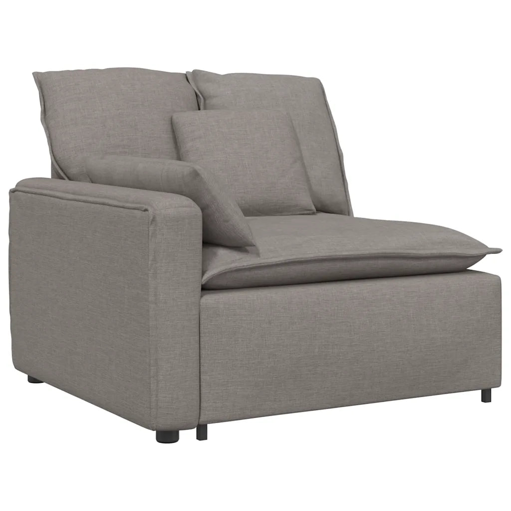 Modulo Terminale Bracciolo Divano Modulare con Cuscini 100 cm CFW8550958