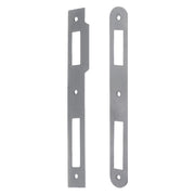 CONTROPIASTRA PER SERRATURA 'PATENT' B.Q. bronzato - interasse 70 mm  - BONAITI