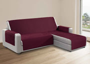 Copridivano Per Divani Con Penisola Lato Sinistro Modello Sphere Bordeaux - 240 cm - Bordeaux