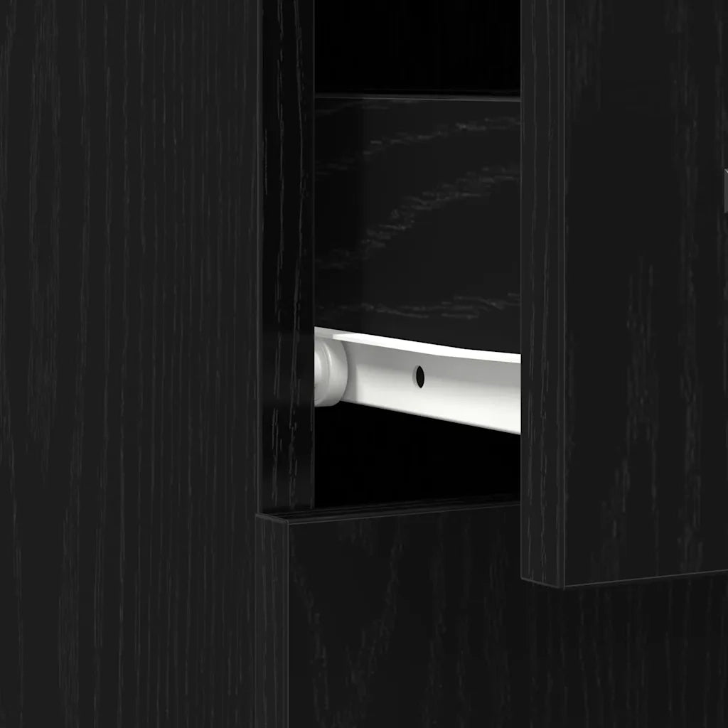 Mobile da Farmacia Rovere Nero 20 x 45,5 x 60 cm 862637
