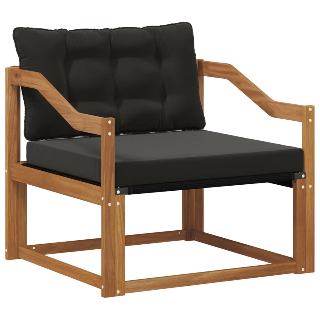 Set di divani da esterno-Sofa da giardino Legno di Acacia Massello e Textilene 219772