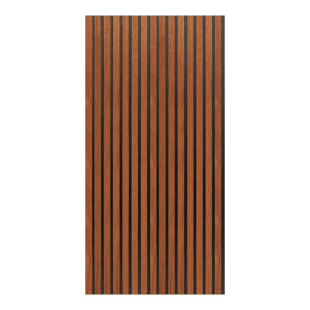 Set Vang di 4 Pannelli Fonoassorbenti Decorativi - Teak NEU.HOLZ