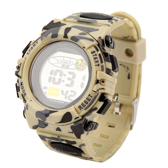 Orologio Sportivo Acquaparato - Cronografo Digitale Multifunzionale - Orologio con Luce Notturna - Orologio da Esterno - Cinturino in Plastica PU