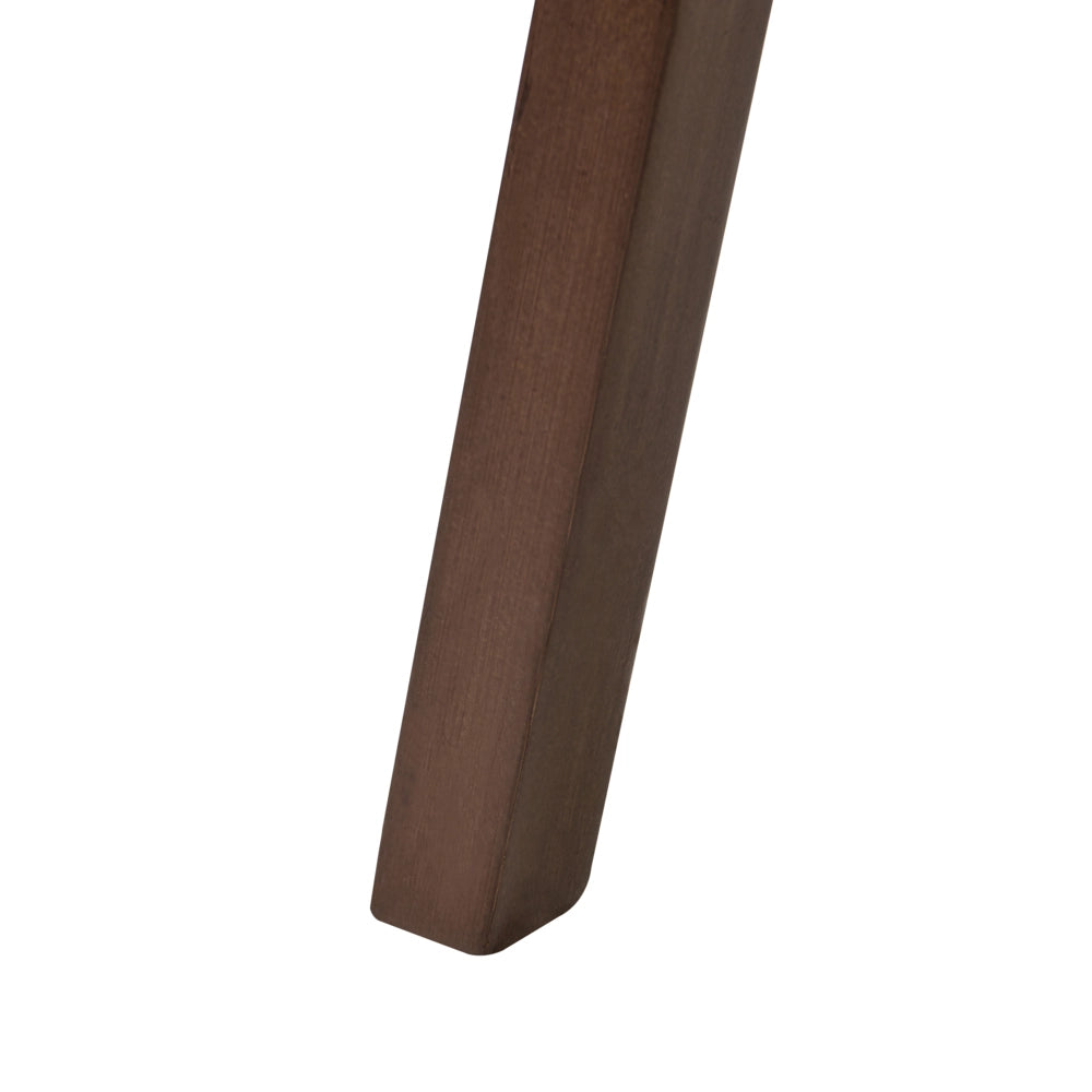Set di 2 sgabelli da bar in legno di bambù marrone scuro, stile classico, per cucina e sala da pranzo