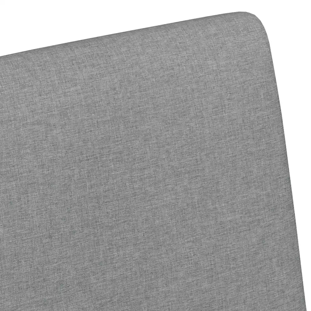 Sedie da Pranzo con Ruote 2 pcs Grigio chiaro 57 x 66 x 94 cm