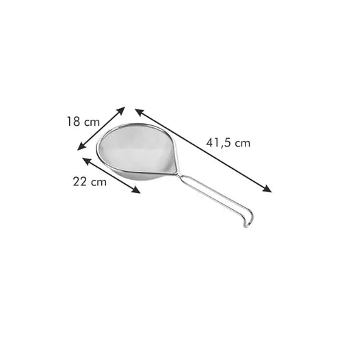 SCOLATUTTO OVALE  18x22 cm - lunghezza 41,5 cm - TESCOMA