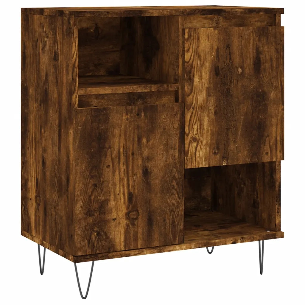 Credenza Rovere Fumo 60x35x70 cm in Legno Multistratocod mxl 105162