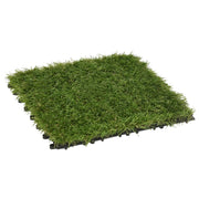 Piastrelle in Erba Sintetica 11 pz 30x30 cm Verde CFW1783375