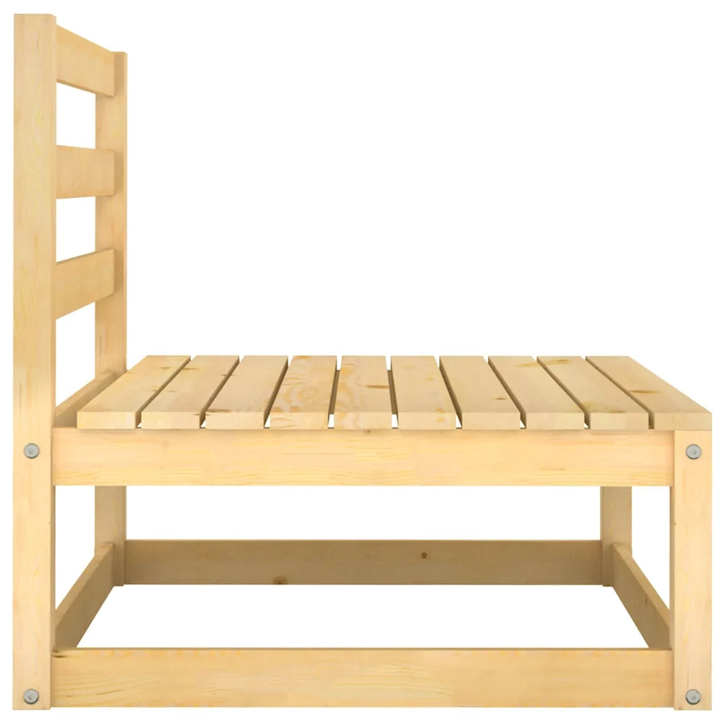 Salotto da Giardino-Set Divani da Giardino2 pz con Cuscini Legno Massello di Pino 853315
