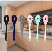 Lepel per Spaghetti in Silicone - Kit Completo per Noodle - Utensile per Cucina a Alta Temperatura - Rosa