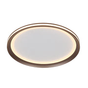 Plafoniera tonda caffè/bianco LED 24W Italux Artizo