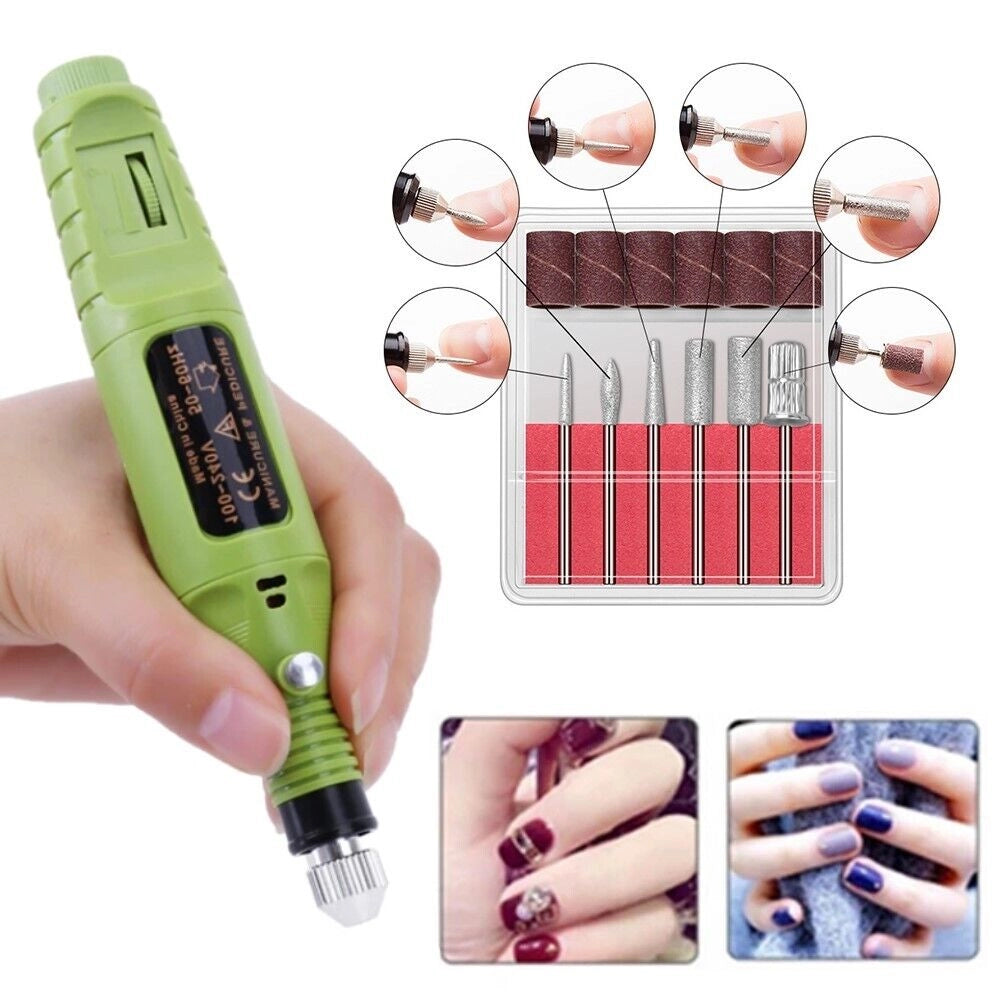 FRESA PER UNGHIE MANICURE RICOSTRUZIONE NAIL ART GEL VELOCITA REGOLABILE 3000RPM