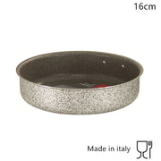 Trade Shop - Tortiera In Alluminio Antiaderente Antigraffio ø16-20-24-28cm Stampo Per Torte Dolci -    -diametro 16cm   -